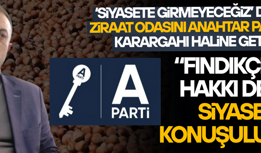 FINDIK ÜRETİCİSİNİN TEMSİL EDİLDİĞİ ZİRAAT ODASINDA “SİYASET” TARTIŞMASI
