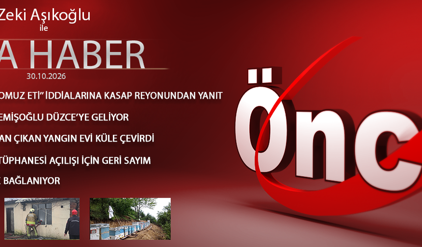 30 EKİM 2026 ÖNCÜ ANA HABER