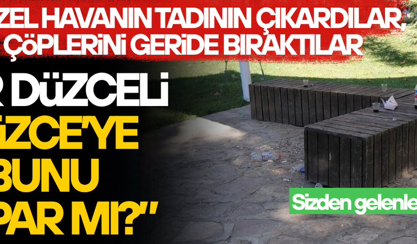 MİLLET BAHÇESİ’NDE UTANDIRAN MANZARA