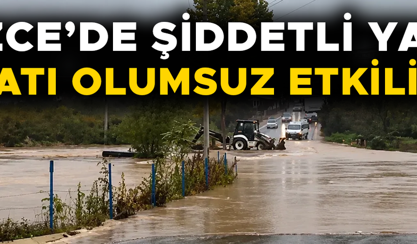 DERE TAŞTI, YOLLAR GÖLE DÖNDÜ