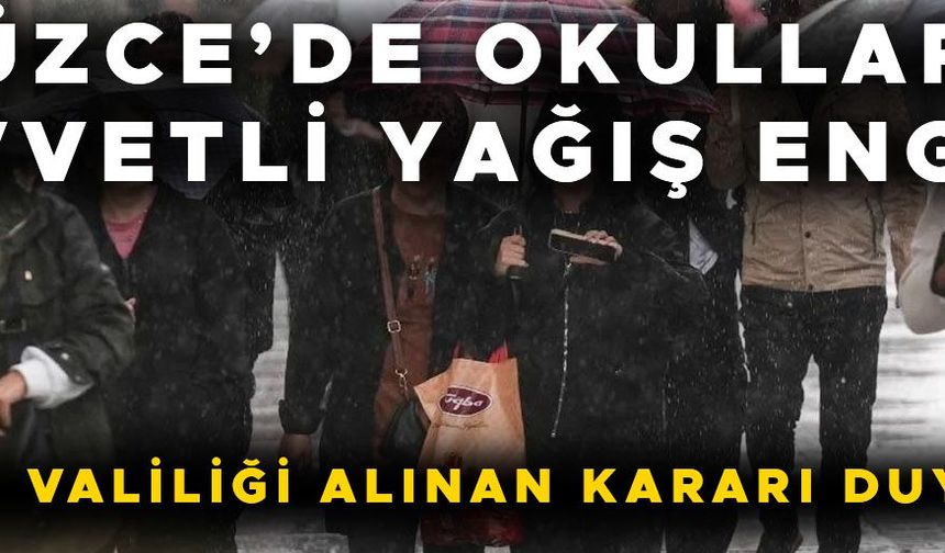 OKULLAR YARIN DA TATİL...