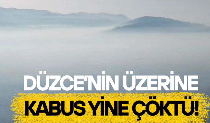 HAVA KİRLİLİĞİ KENDİSİNİ YOĞUN SİS İLE GÖSTERDİ