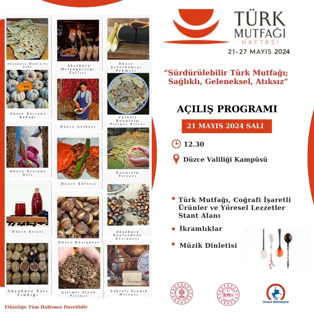Türk Mutfağı Haftası Açılış Programı