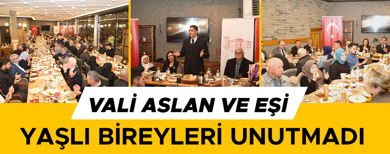 İFTARLARINI EVLİLİĞİNDE 50. YILINI DOLDURAN ÇİFTLERLE BİRLİKTE AÇTILAR