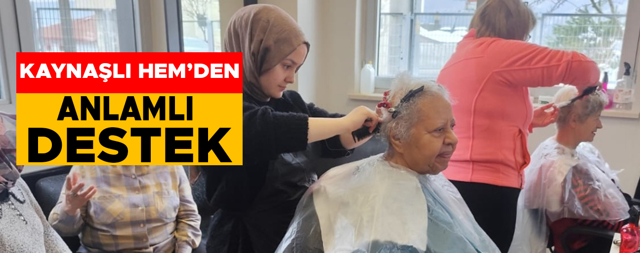 HUZUREVİNDE GÖNÜLLERİ FETHETTİLER