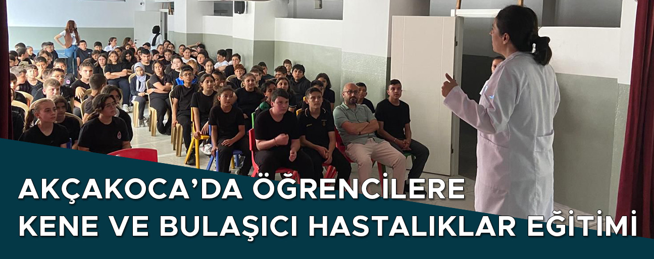 SAĞLIK EKİPLERİ TARAFINDAN ÖĞRENCİLER BİLGİLENDİRİLDİ