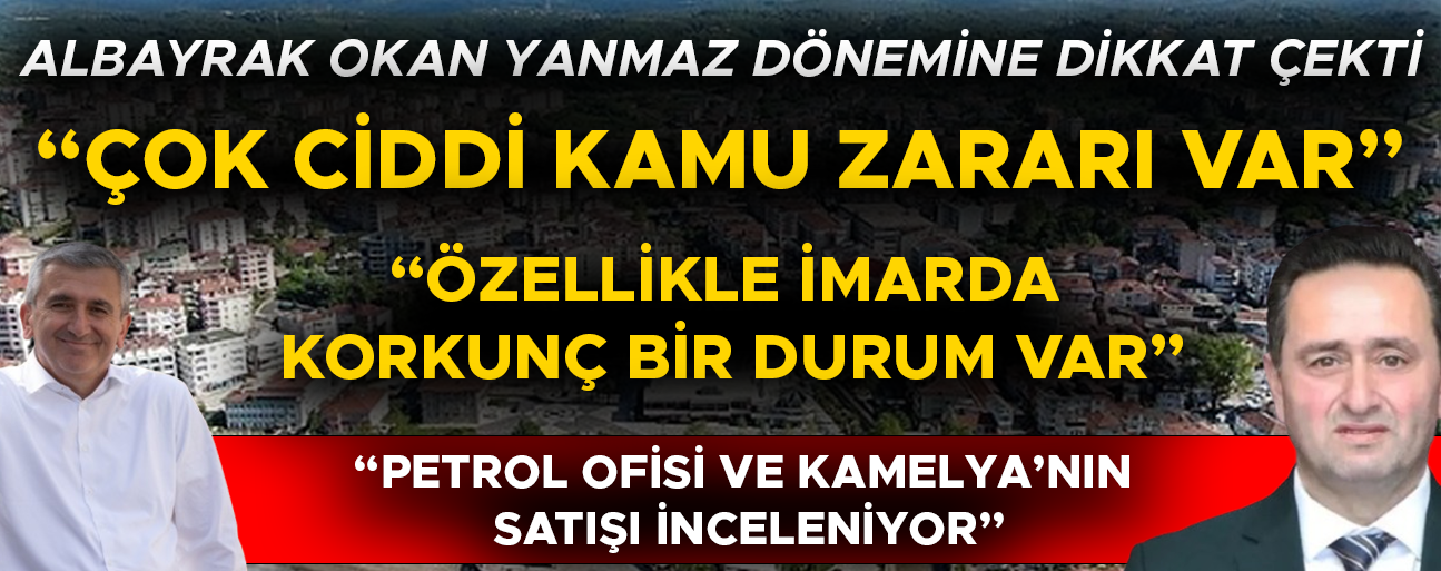 “ZARARIN 500 MİLYON OLDUĞUNU DÜŞÜNÜYORUM”