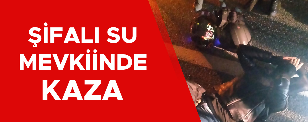 MOTOSİKLET SÜRÜCÜSÜ YARALANDI