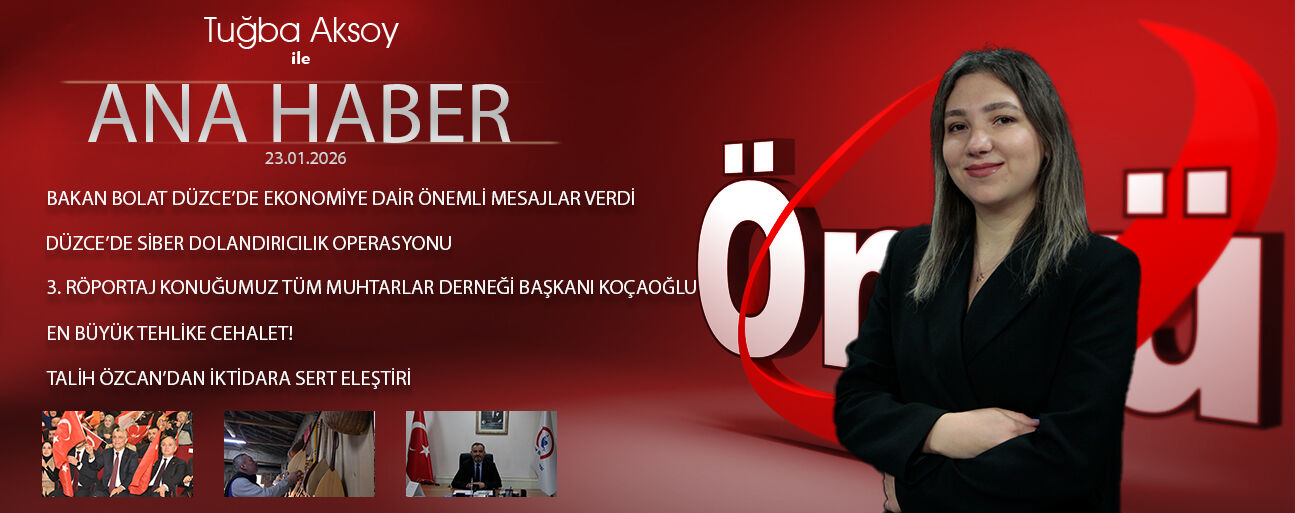 23 OCAK 2026 ÖNCÜ ANA HABER