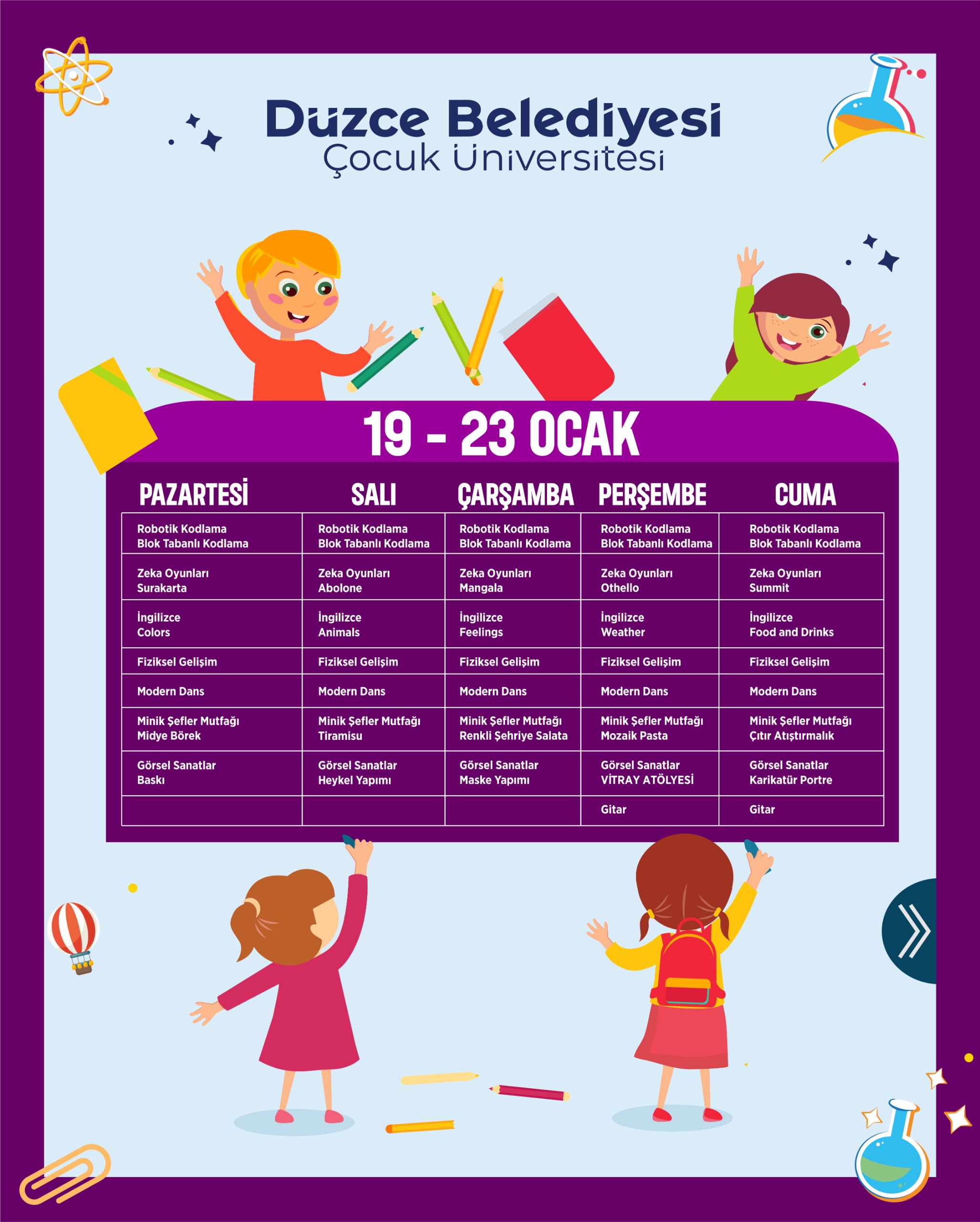 Çocuk Üniversitesi Ara Tatil Etkinlikleri (1)