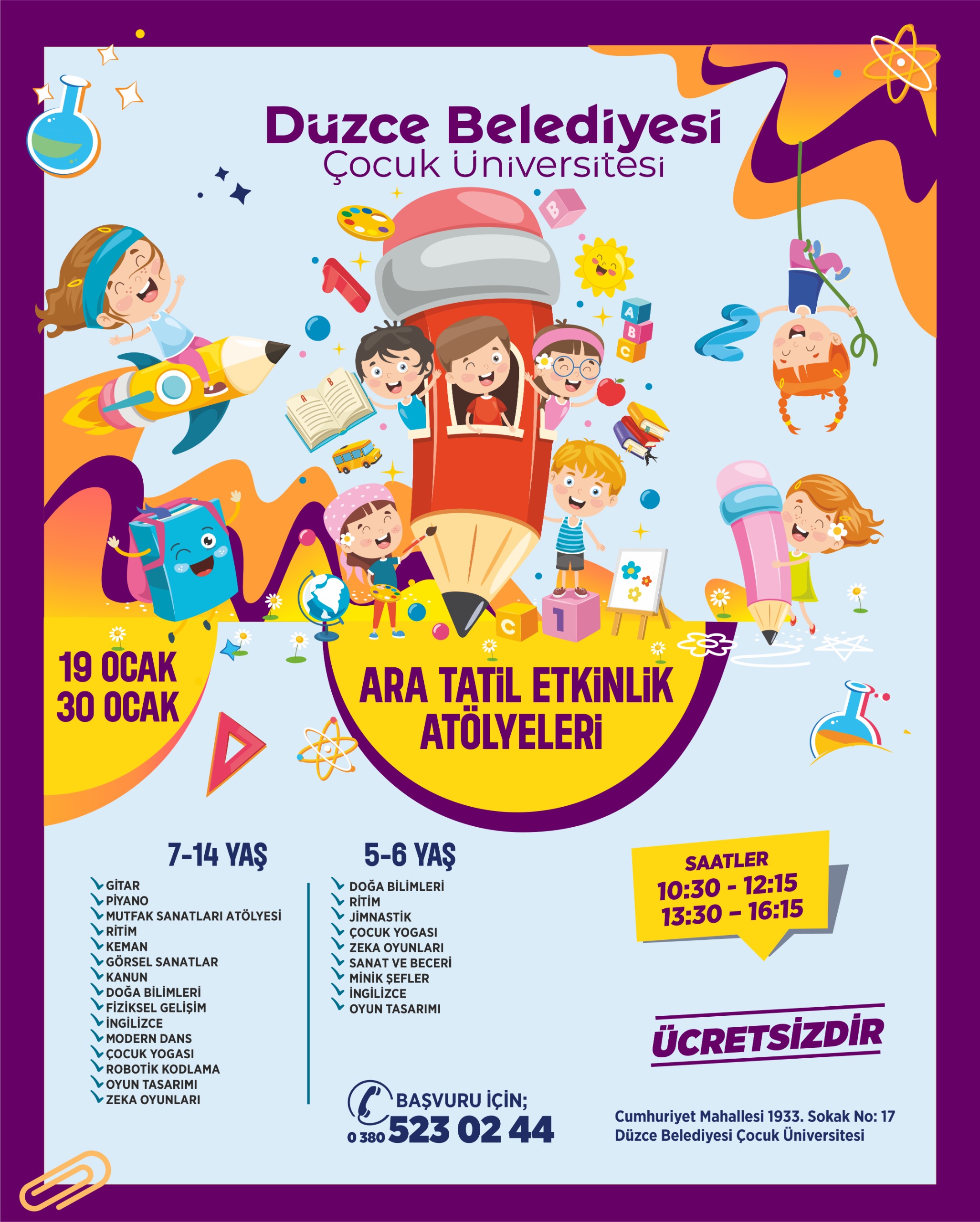 Çocuk Üniversitesi Ara Tatil Etkinlikleri (2)