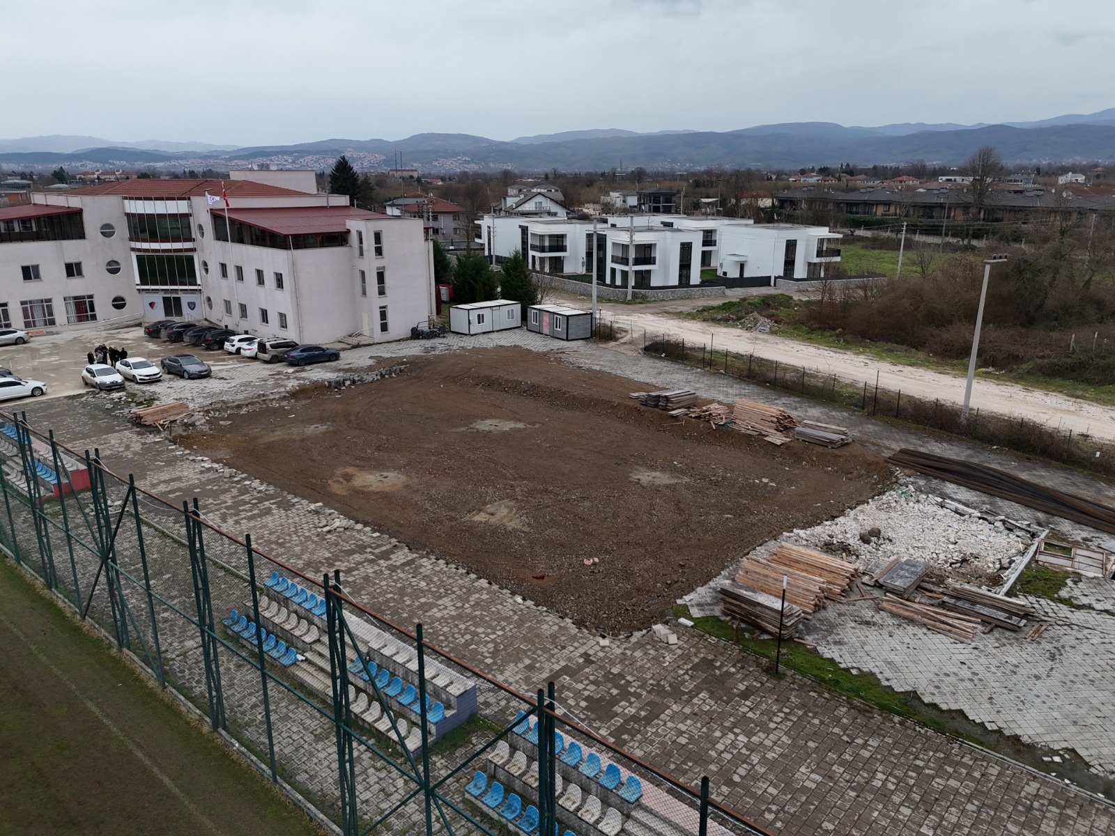 Düzcespor Altyapı Konaklama Tesisi Inşaatı Inceleme (1)