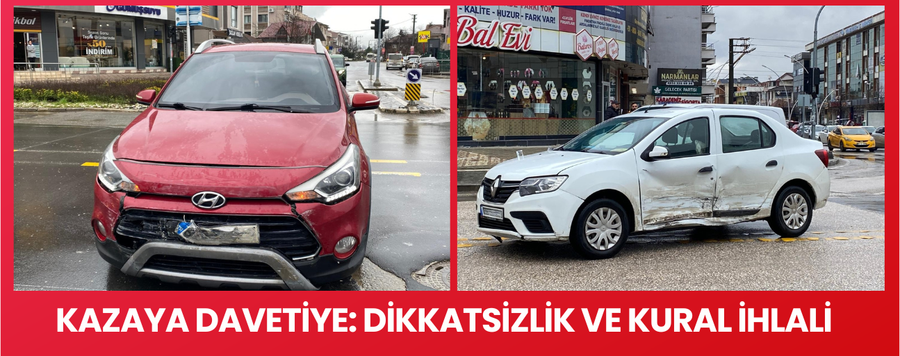 ATATÜRK BULVARI’NDA PEŞ PEŞE ÇARPIŞMALAR!