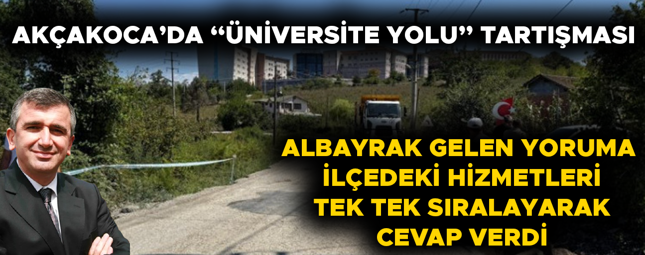 “ÜNİVERSİTE YOLU 13 YIL SONRA ASFALTLANACAK”