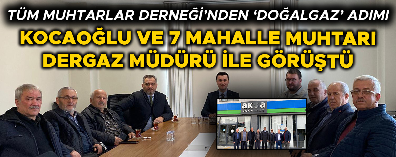 KOCAOĞLU: SORUNUN ÖNÜMÜZDEKİ KIŞ ÇÖZÜLMESİNİ BEKLİYORUZ”