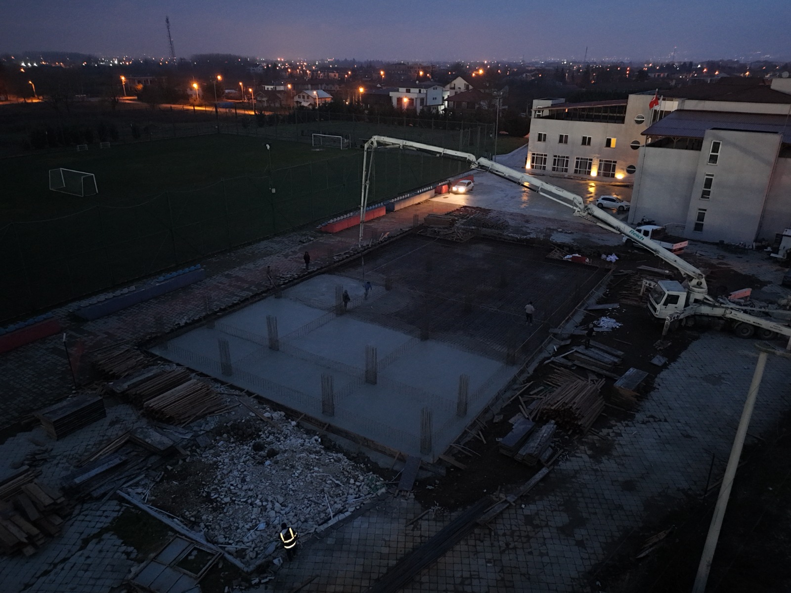 Düzcespor Altyapı Tesisi Temel Atma (2)