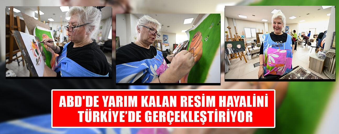 “TAŞLAR TOPLAYIP ONLARIN ÜZERİNE RESİM YAPIYORUM”