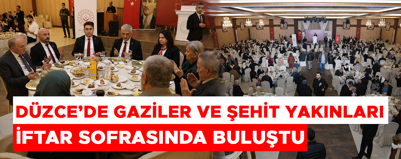 “DEVLETİMİZ ŞEHİT AİLELERİ VE GAZİLERİN DAİMA YANINDA OLACAKTIR”