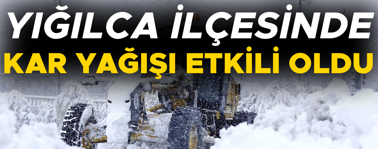 BAZI KÖYLER BEYAZA BÜRÜNDÜ