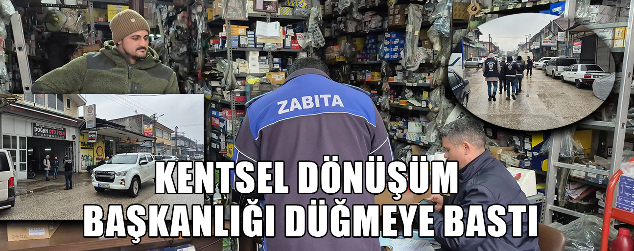 ESKİ SANAYİDE TEBLİGATLAR BAŞLADI