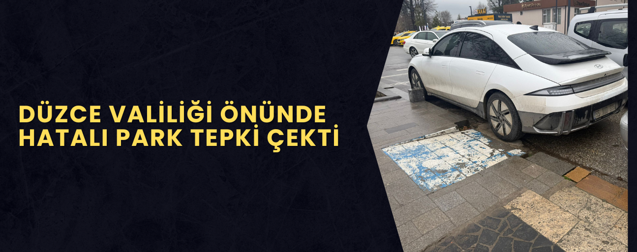 YAYA GEÇİDİ VE ENGELLİ RAMPASI ARAÇLARLA KAPATILDI