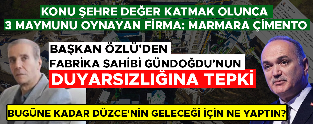 DÜZCE'NİN KAYMAĞINI YE, KÜLFETİNİ BIRAK, 'DESTEK OL' DEYİNCE KULAK TIKA!