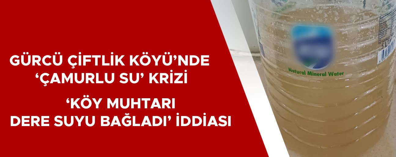 TEPKİLİ VATANDAŞ: “SULARIMIZ MAKİNELERİ BOZDU”