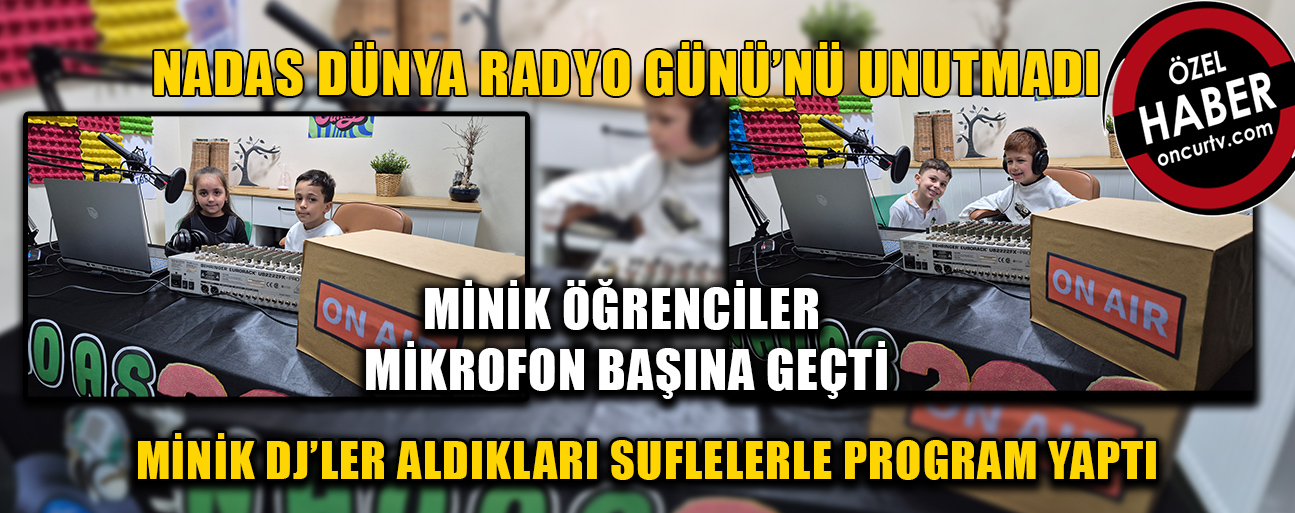 MİNİKLERİN DJ’LİK DENEYİMLERİ GÜLÜMSETTİ