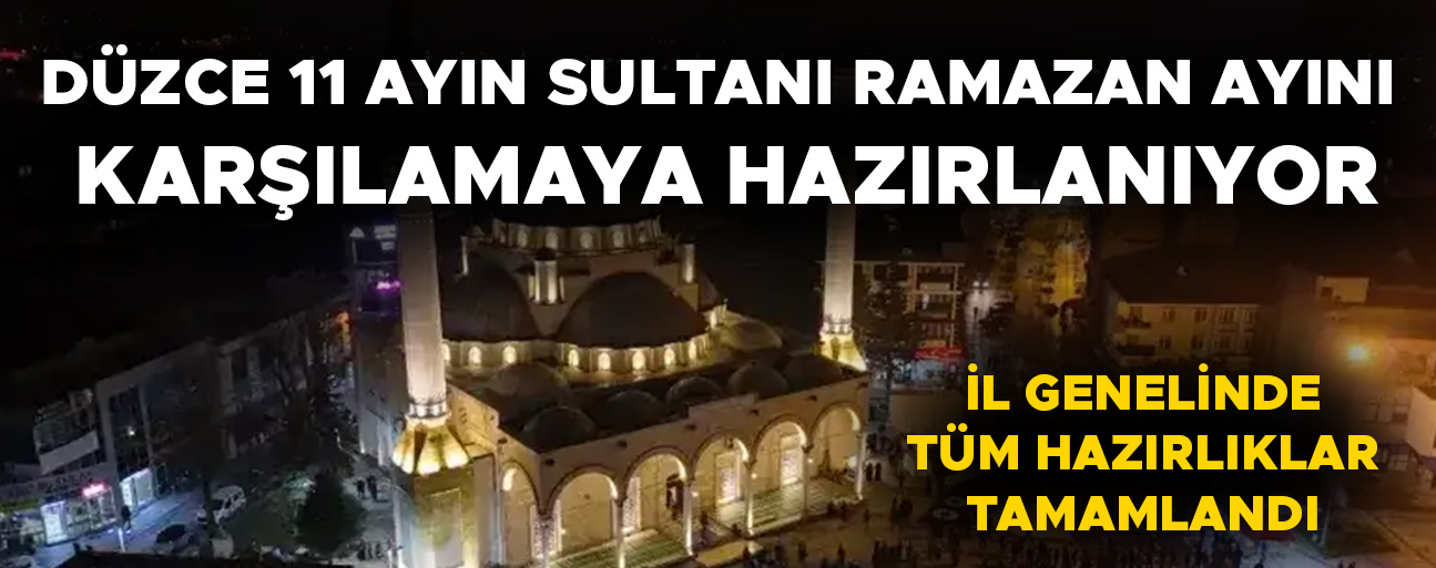 İLK TERAVİH ÇARŞAMBA GÜNÜ KILINACAK