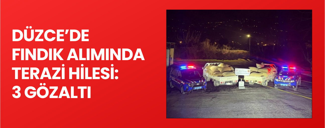 TERAZİYE DÜZENEK KURUP ÜRETİCİYİ ZARARA UĞRATAN ŞÜPHELİLER YAKALANDI