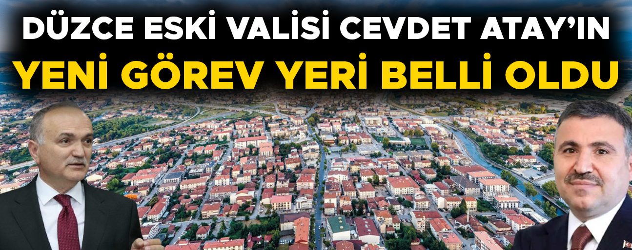 BAŞKAN ÖZLÜ’DEN VALİ ATAY’A TEBRİK MESAJI