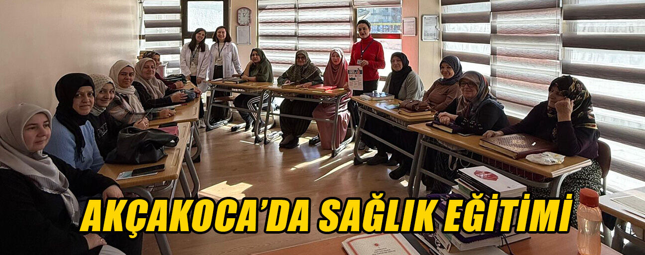 KURSİYERLER SAĞLIK KONUSUNDA BİLGİLENDİRİLDİ