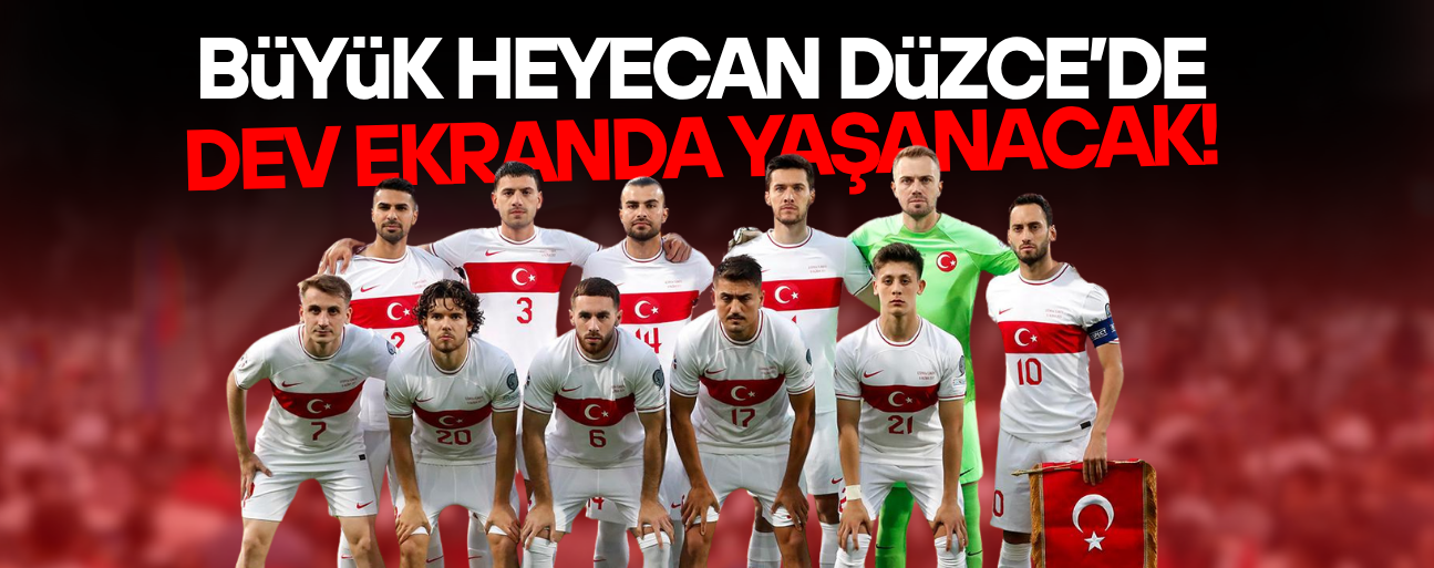 DÜZCELİLER A MİLLİ TAKIM’I KOSOVA MAÇINDA DESTEKLEYECEK