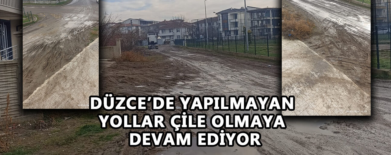 “ÇAMURDAN BİNAYA GİREMİYORUZ”