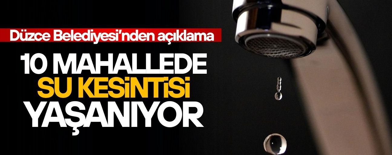 DÜZCE BELEDİYESİ’NDEN AÇIKLAMA
