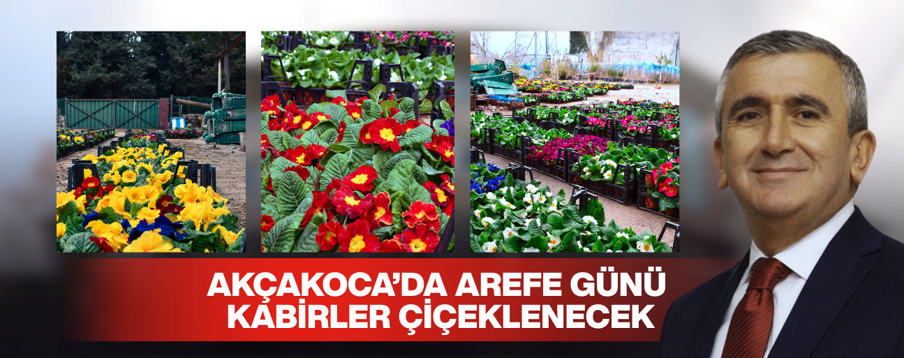 BELEDİYE, MEZARLIKLARDA VATANDAŞLARA ÜCRETSİZ ÇİÇEK DAĞITACAK