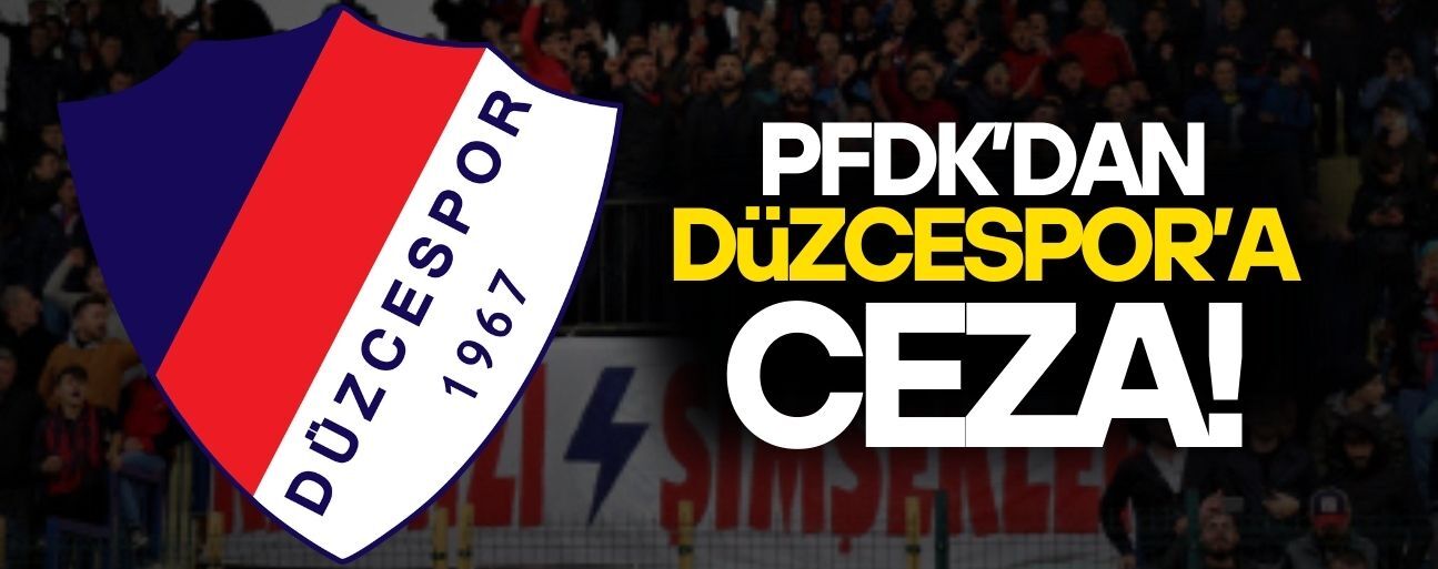 PFDK KARARLARI AÇIKLADI