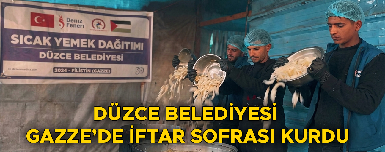 KARDEŞ ŞEHİR GAZZE’YE DESTEK