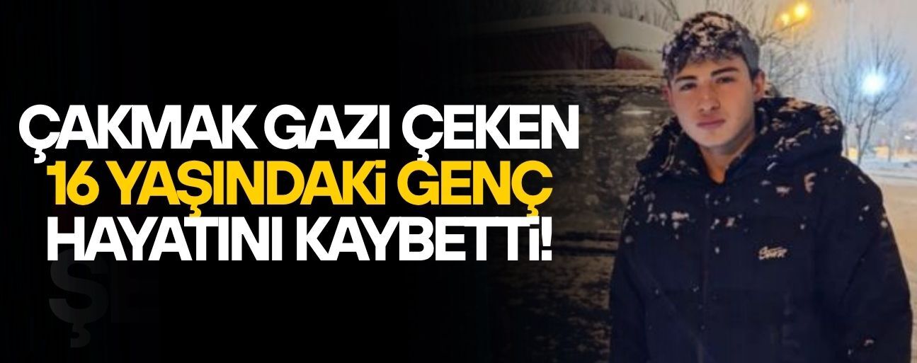 16 YAŞINDAKİ GENCİN ACI ÖLÜMÜ