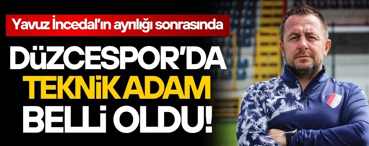 DÜZCESPOR’DA TEKNİK ADAM BELLİ OLDU