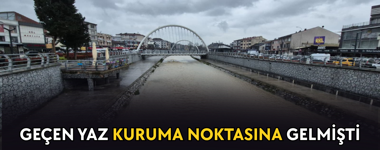 ASAR DERESİ SON YAĞIŞLARLA BİRLİKTE YENİDEN COŞTU