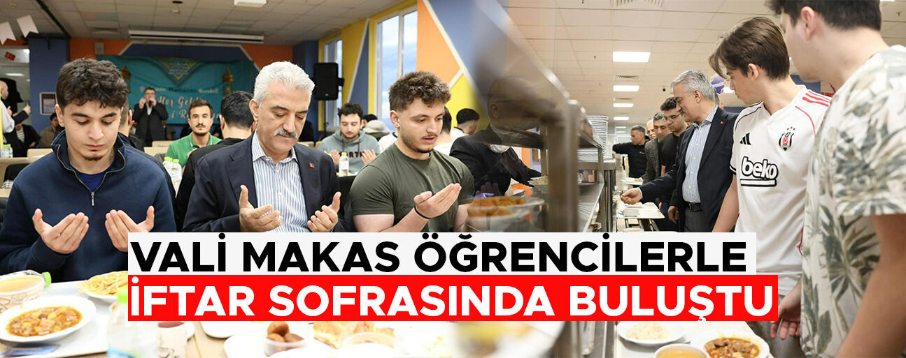 GENÇLERLE SIRAYA GİRDİ, ORUÇ AÇTI