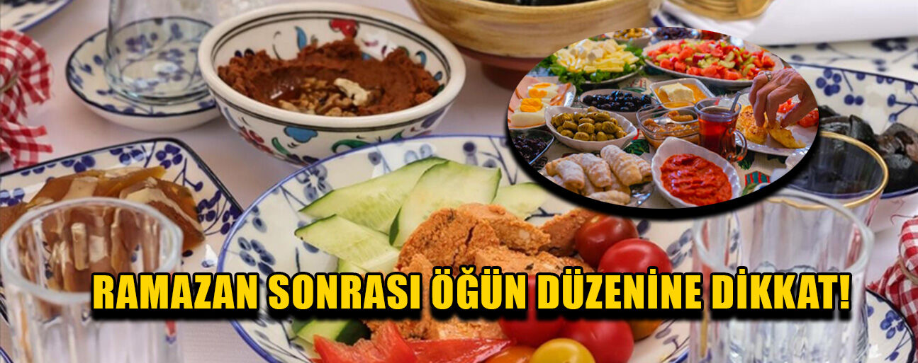 PORSİYONLARIN KÜÇÜK TUTULMASI ÖNEMLİ