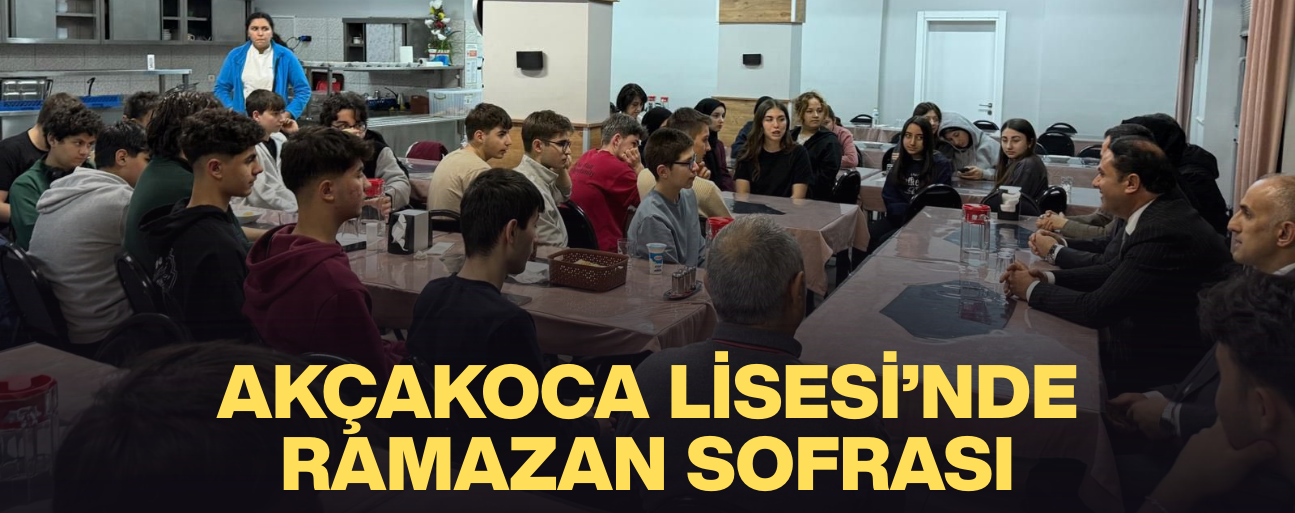 KAYMAKAM UZAN VE MÜDÜR KARADAĞ GENÇLERLE SOHBET ETTİ