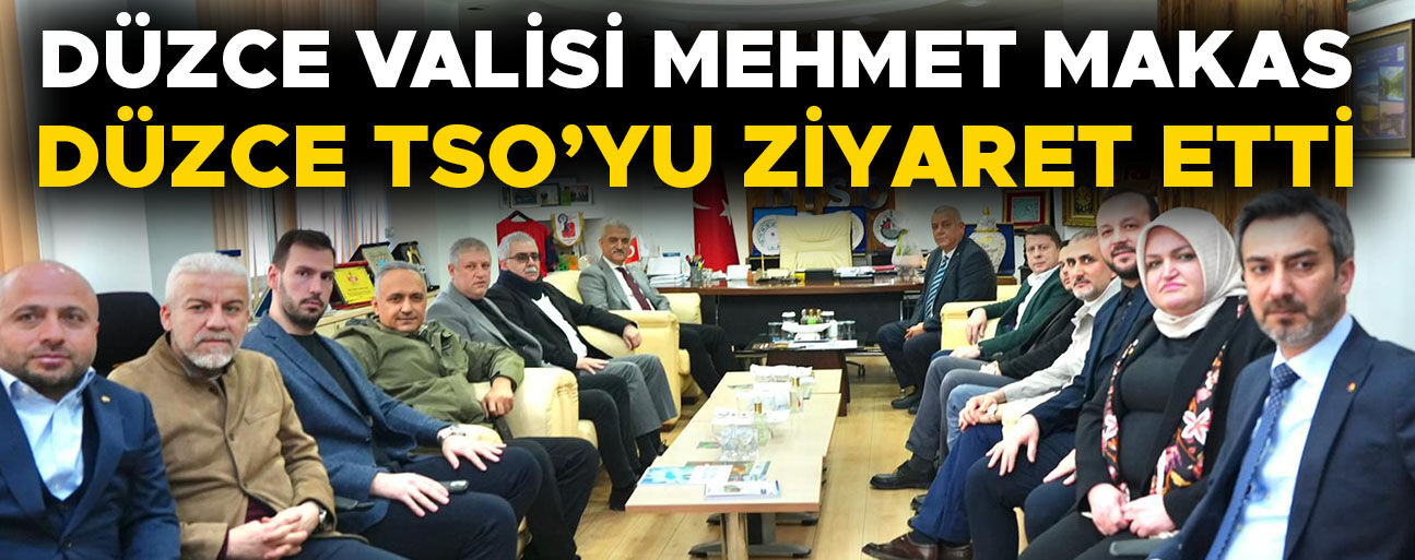 BIYIK: “DÜZCE VALİLİĞİ İLE HER KONUDA İŞBİRLİĞİ YAPIYORUZ”