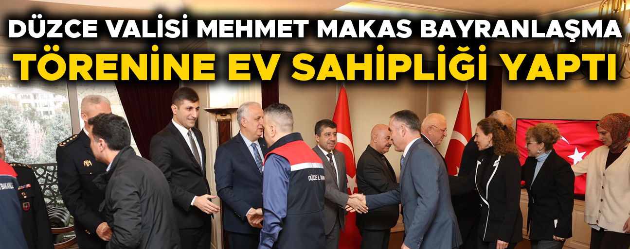 VALİ MAKAS KURUM İL MÜDÜRLERİ İLE BAYRAMLAŞTI