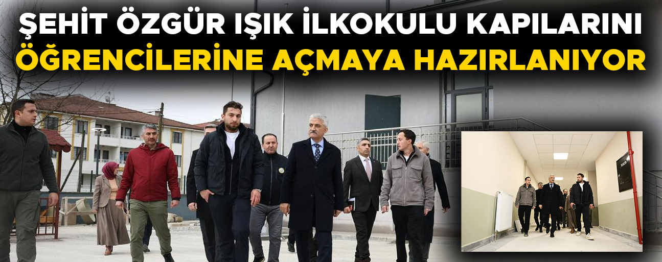 VALİ MAKAS OKUL İNŞAATINDA İNCELEMELERDE BULUNDU