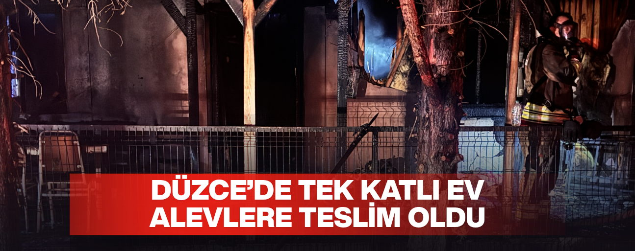 BOŞ OLDUĞU ÖĞRENİLEN EV KULLANILAMAZ HALE GELDİ