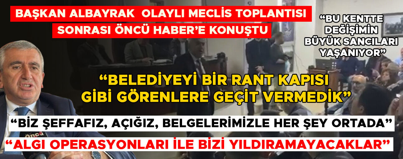 “ÇOK GEREKSİZ BİR GERGİNLİK OLDU BENİM DE İNSAN OLDUĞUM UNUTULUYOR”