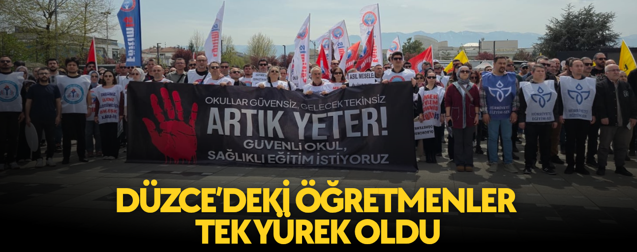 OKULDAKİ KANLI SALDIRI PROTESTO EDİLDİ